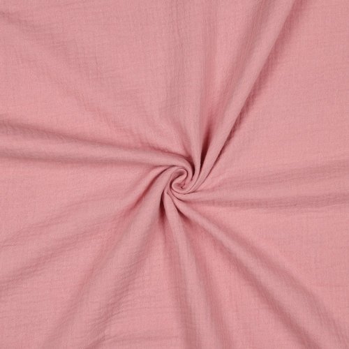 Bio Musselin - uni - peach