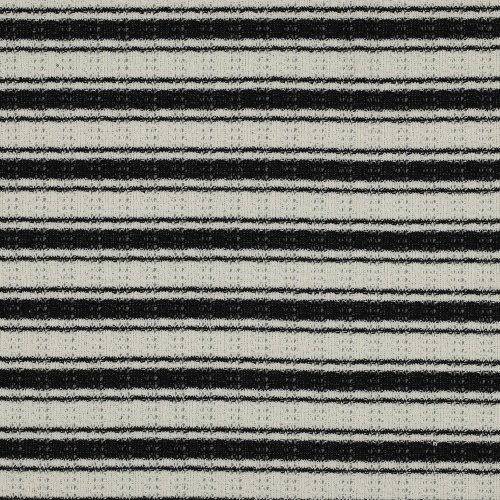 Preview: Sommerstrick - Small Black Stripe - creme/black