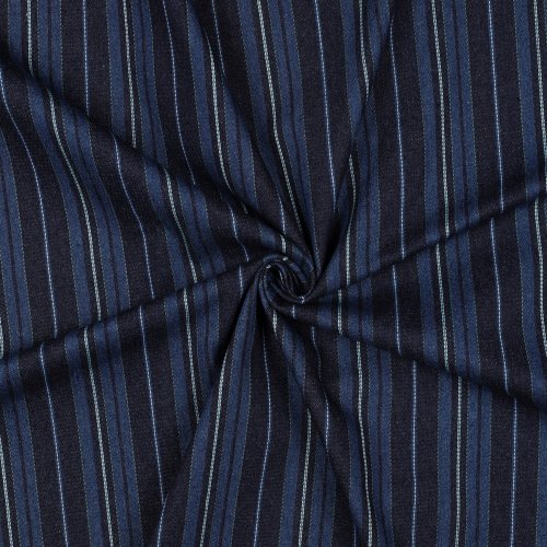 Denim - Thade Stripes - indigo blau