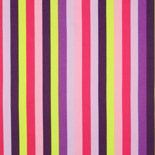 Feine Baumwolle Popeline - Summer Stripe - purple - Nerida Hansen