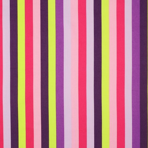 Feine Baumwolle Popeline - Summer Stripe - purple - Nerida Hansen