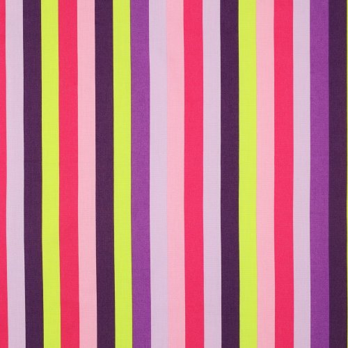 Feine Baumwolle Popeline - Summer Stripe - purple - Nerida Hansen