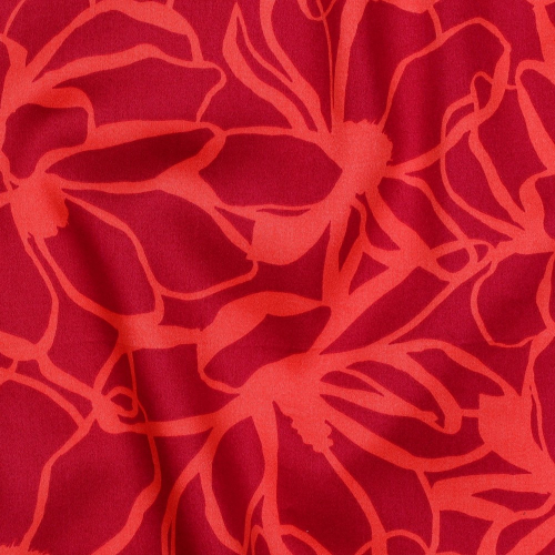 Preview: RESTSTÜCK 1,60m !!! - Baumwoll Satin - Magnolia - magenta - Nerida Hansen