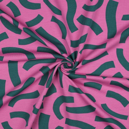 French Terry - Playful - pink - Nerida Hansen