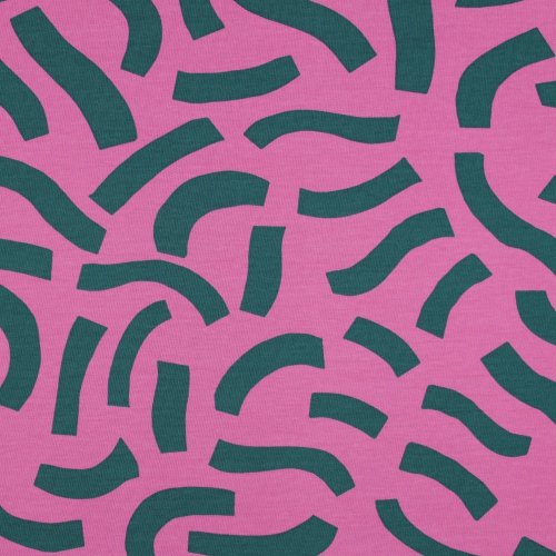 French Terry - Playful - pink - Nerida Hansen