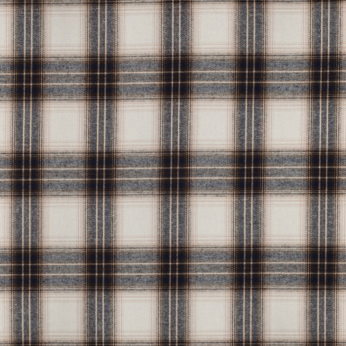Flanell - Claude Karo - sand/blau/braun