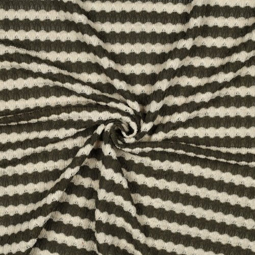 Preview: Sommerstrick - Nerissa - olive/ecru