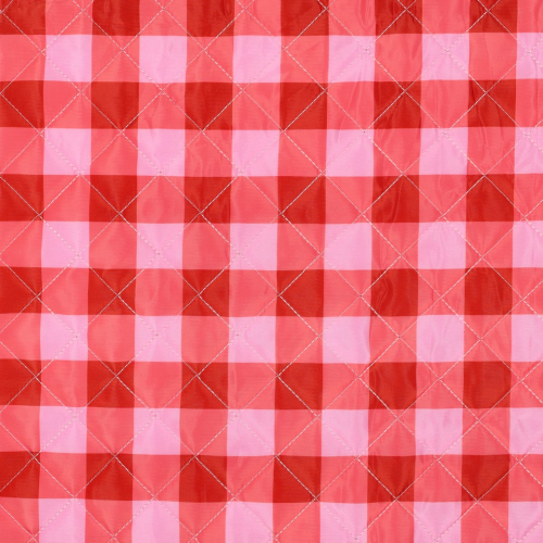 Steppstoff - Jackenstepper - Hermi Check - red/rose