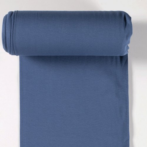 Schlauchbündchen - uni - blau