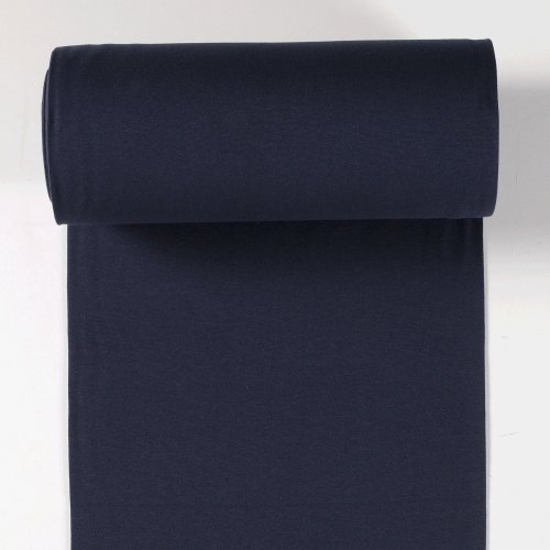 Schlauchbündchen - uni - dunkelblau