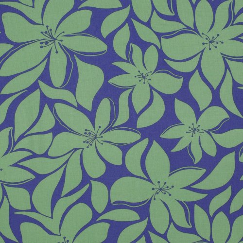 Preview: Viskose - Matilda Flowers - green/blue