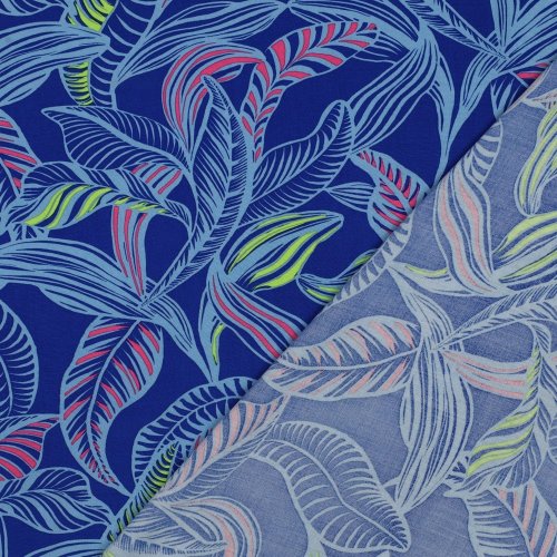 Preview: Viskose mit LENZING™ ECOVERO™ Fasern - Miray - blau