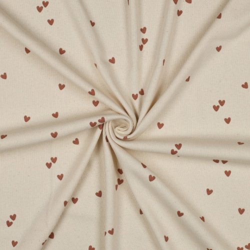 Rib Jersey - Sweathearts - beige