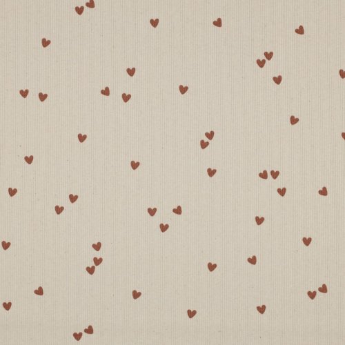 Preview: Rib Jersey - Sweathearts - beige