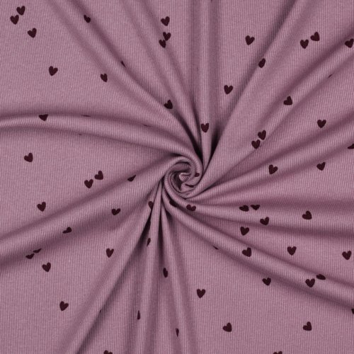 Rib Jersey - Sweathearts - flieder