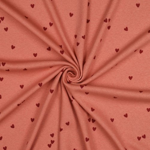 Rib Jersey - Sweathearts - koralle