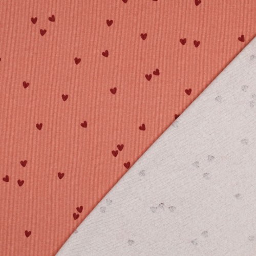 Preview: Rib Jersey - Sweathearts - koralle