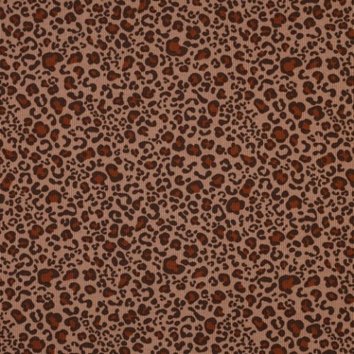 Preview: Rib Jersey - Roxy Leo - caramel/braun