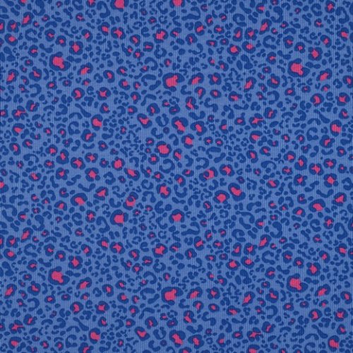 Rib Jersey - Roxy Leo - blau/pink