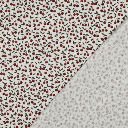 Preview: Ripp Jersey - Cherry - ecru/red