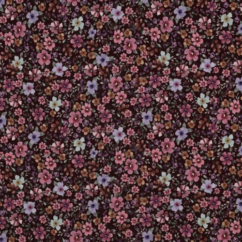 Preview: Jersey - Big Fiora Flowers - rosa/lila/mint/bordeaux