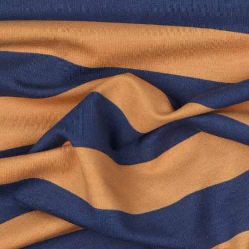 Preview: Soft Sweat - Meiko Stripes - navy/ocker