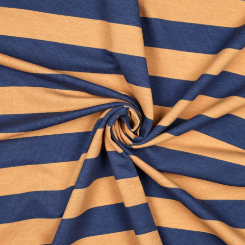 Soft Sweat - Meiko Stripes - navy/ocker
