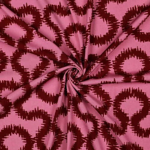 Viskose Stretch - Rhett - rosa/rot
