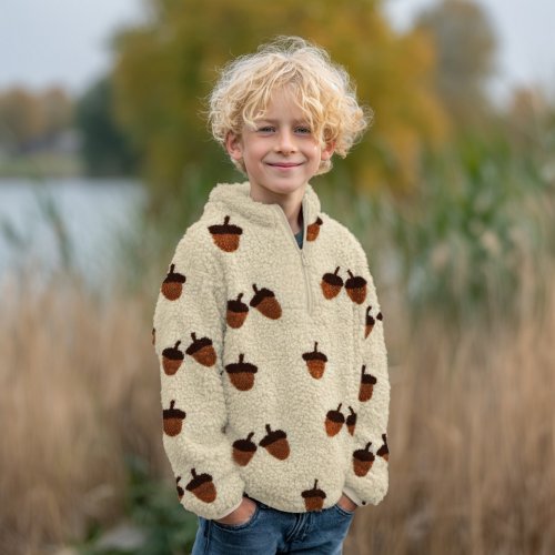Teddy Plüsch - Eicheln - natur/braun