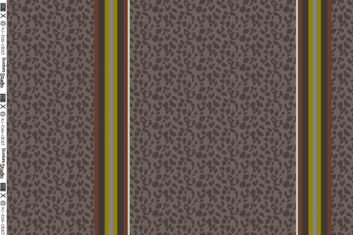 Viskose - Leo Streifen - schlamm/peppercorn - Bordure Studio - Swafing by Kibadoo