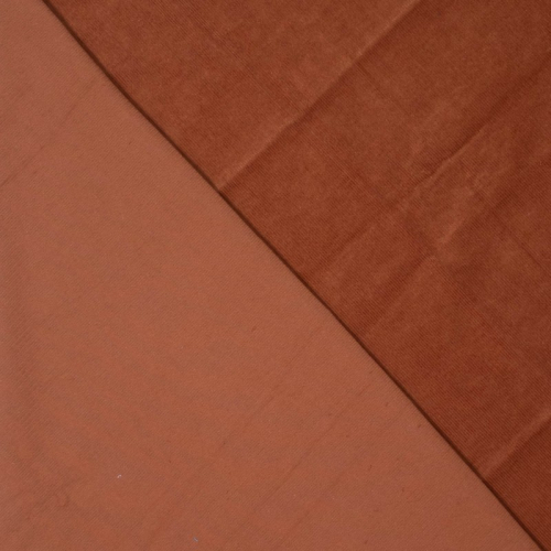 Preview: Feincord - washed - cognac - Fibremood