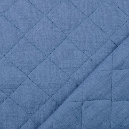 Preview: RESTSTÜCK 1,30m !!! - Musselin - Stepper - Big - uni - blau