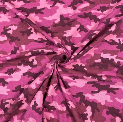 Jersey - Camouflage - rosa