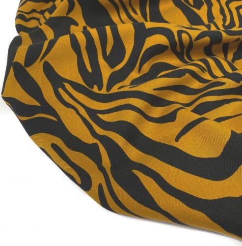 RESTSTÜCK 1,70m !!! - Lyocell - Zebra - senf