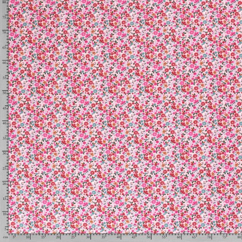 Jersey - Flowers - rosa