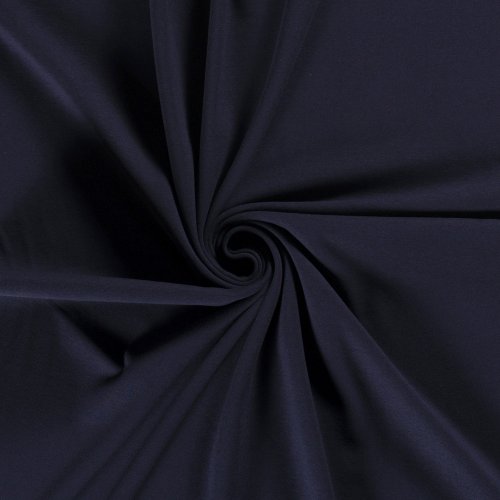 Schlauchbündchen - 140 cm - uni - marine