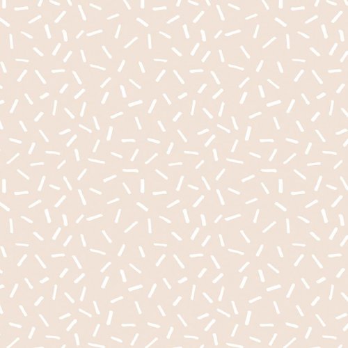 Baumwolle - Striche - puder weiß - Hygge - Rico Design