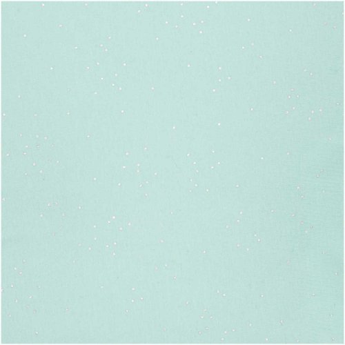 Jersey - Punkte - mint hot foil - Hygge - Rico Design