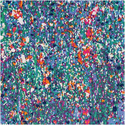 RESTSTÜCK 80cm !!! - Musselin - Pixel bunt - Rico Design