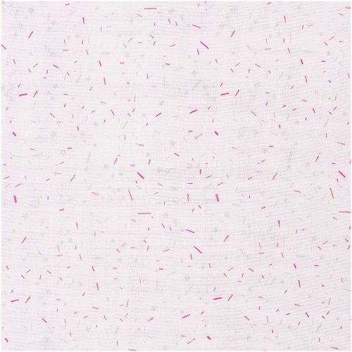 Musselin - Streifen - puder metallic - Nostalgic Christmas - Rico Design