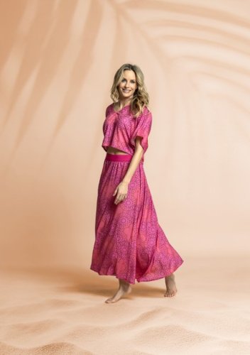Viskose - Mandala - fuchsia