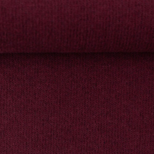 Preview: RESTSTÜCK 0,70m !!! - Strick - Bono - meliert - burgundy - Swafing