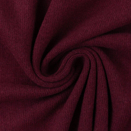 RESTSTÜCK 0,80m !!! - Strick - Bono - meliert - burgundy - Swafing