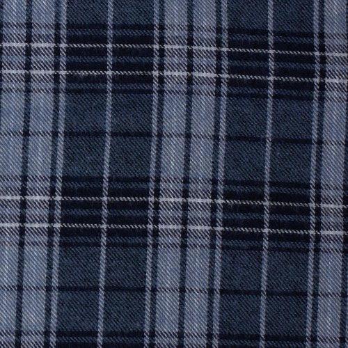 RESTSTÜCK 1,0m !!! - Baumwoll Flanell - Maverick - hellblau/jeansblau - Swafing