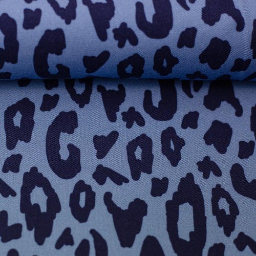 Viskose - Happy Leo - blau - Swafing by Cherry Picking
