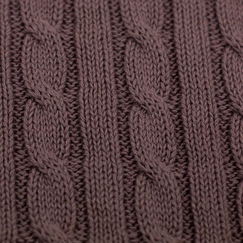 Preview: RESTSTÜCK 1,10m!!! - Zopfstrick - Sophie - uni mauve - Swafing