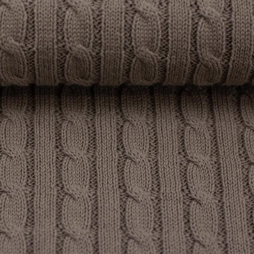 Zopfstrick - Sophie - uni beige - Swafing