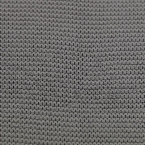 Preview: RESTSTÜCK 0,50m!!! - Wellenstrick - Ella - uni grau - Swafing