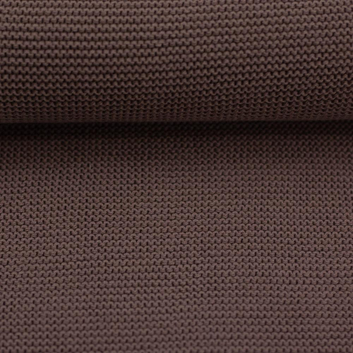 RESTSTÜCK 1,20m !!! - Wellenstrick - Ella - uni mauve - Swafing