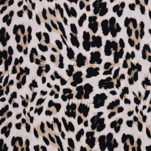 RESTSTÜCK 0,90m !!! - Viskose - Leo klein - camel - Geoluxe by Ki-ba-doo - Swafing